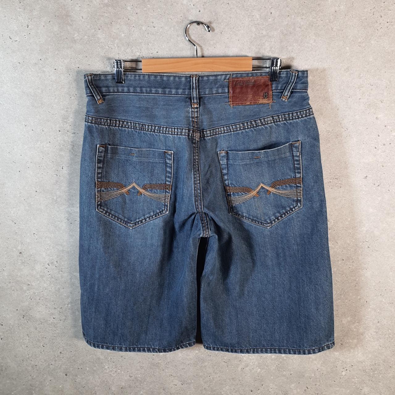 Vintage Ecko Unltd. Baggy Y2K Hip Hop Jeans Shorts Shorts Mens W36 Blue Denim USA A4673
