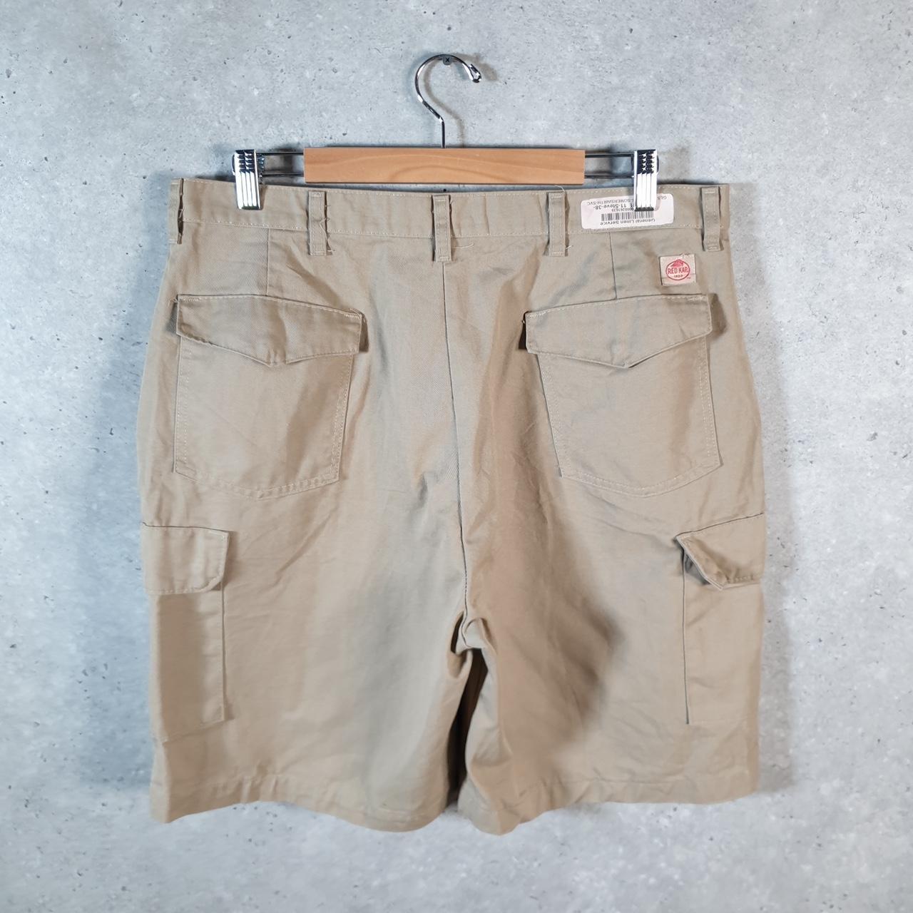 Vintage Red Kap Chino Shorts Jorts Cargo Men’s W38 Brown Baggy Cotton