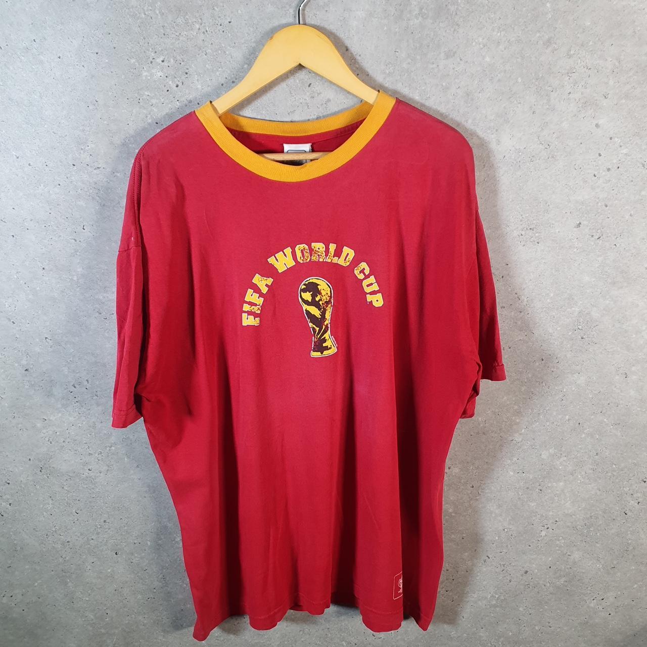 Vintage Adidas Germany 2006 FIFA World Cup Spain T Shirt Shirt Men’s XL Red Football
