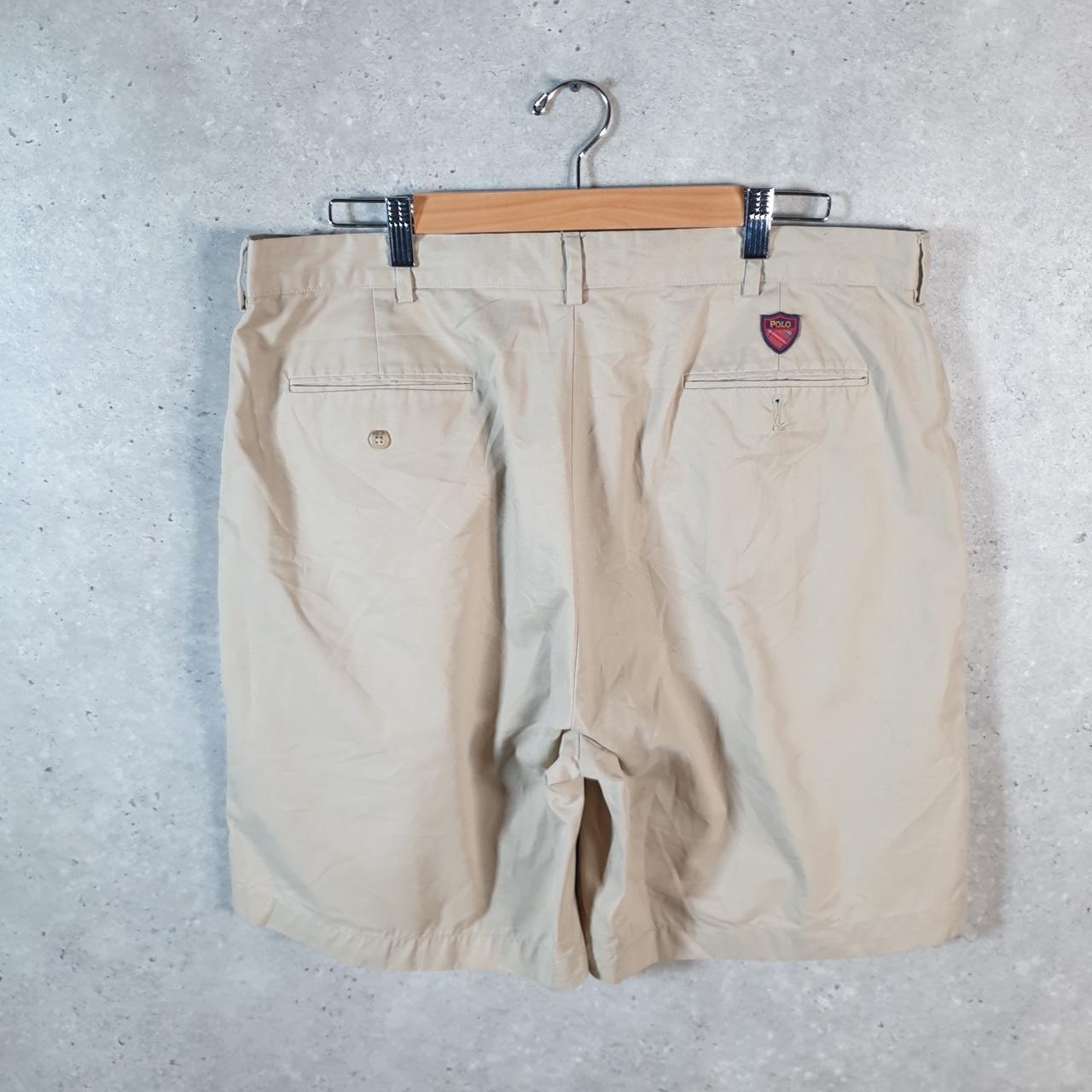 Vintage Ralph Lauren Polo Shorts Jorts Chino Cargo Men’s W40 Brown Baggy Cotton