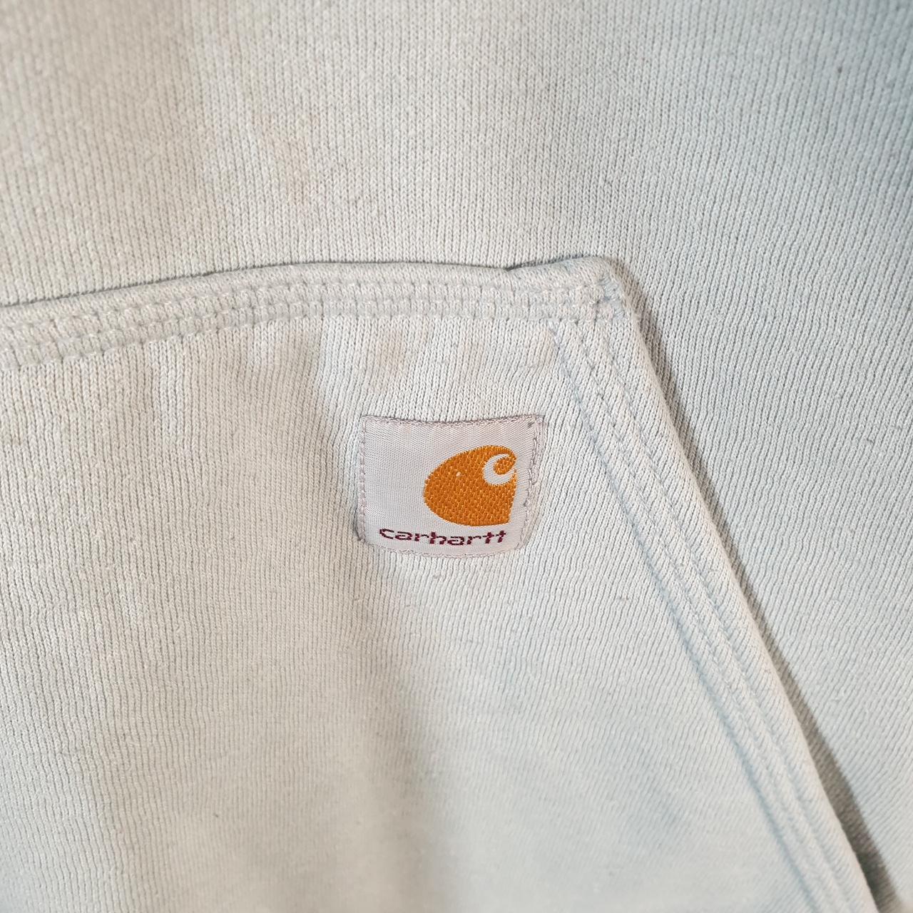 Vintage Carhartt Hoodie Men’s Large Baby Blue Pullover Blank USA Loose Fit