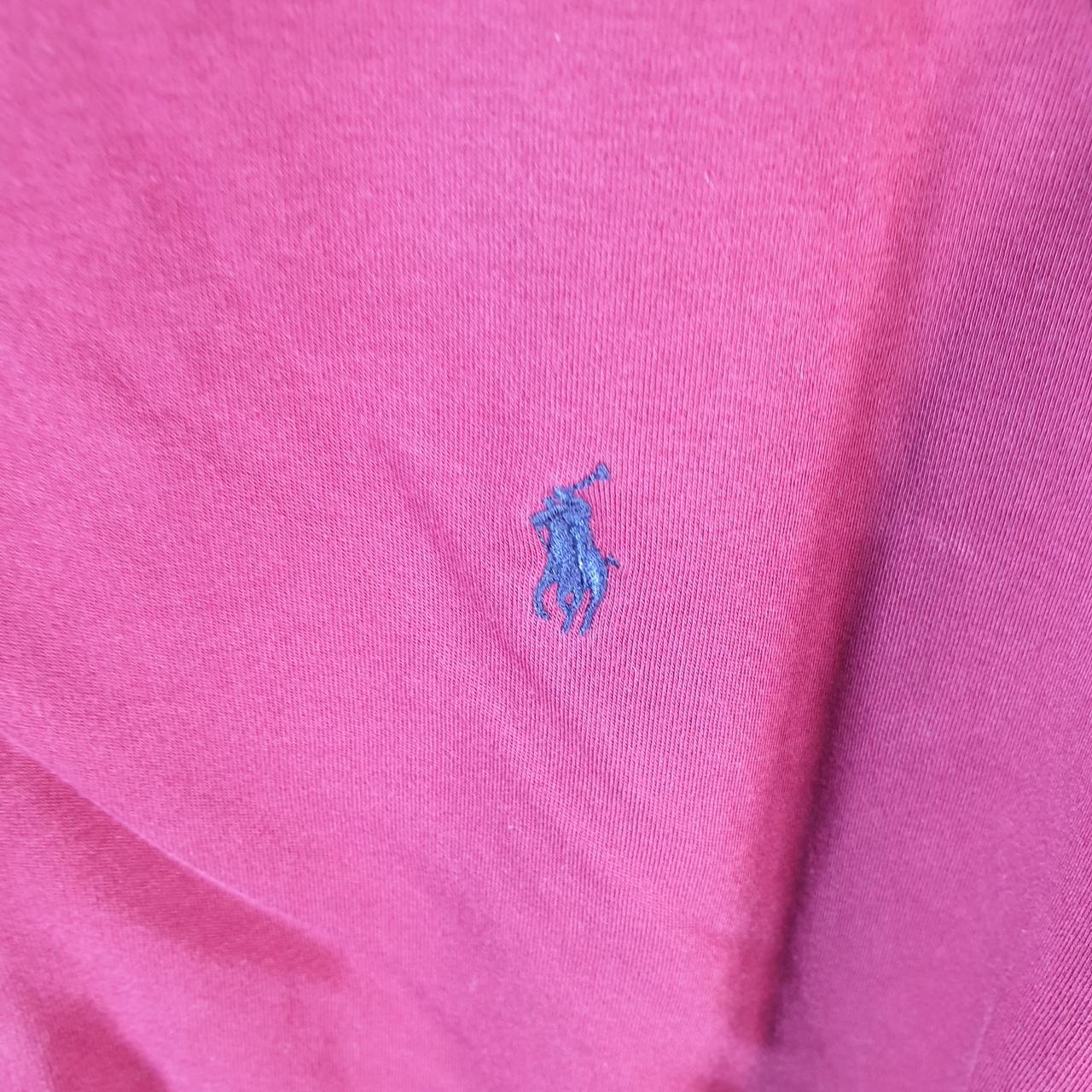 Vintage Ralph Lauren Polo Sweatshirt Womens XL Burgundy Full Zip Pony