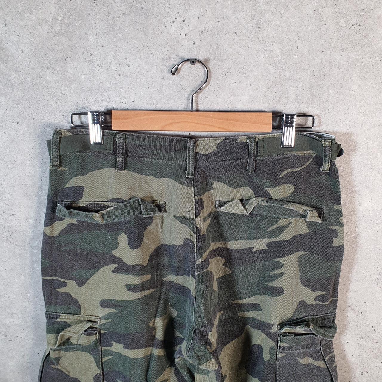 Vintage Fashion Nova Camouflage Army Cargo Trousers Mens Large Green RealTree Big Fish Vintage