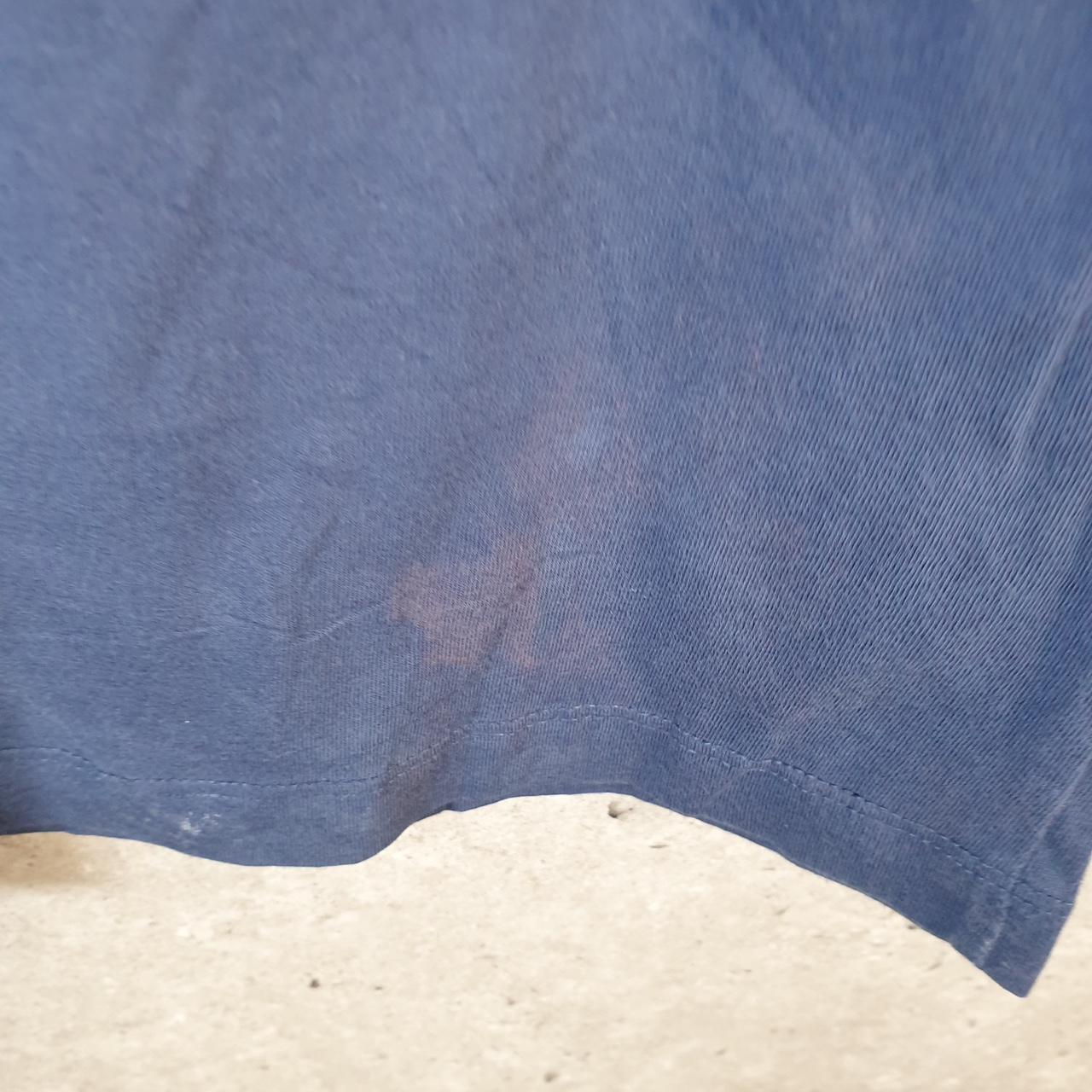 Vintage Nike Club T Shirt Men’s XS Navy Blue Single Swoosh Logo Athletic