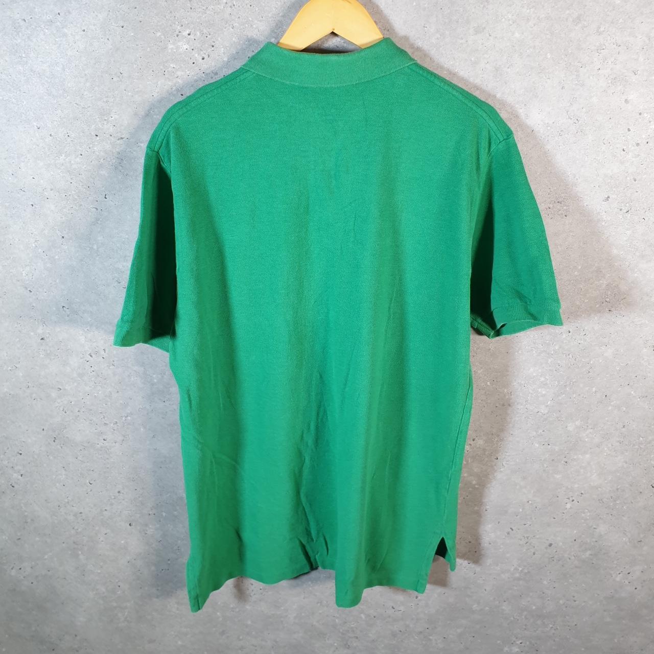 Vintage Ralph Lauren Polo Shirt Men’s Large Green Classic Fit Embroidered Pony