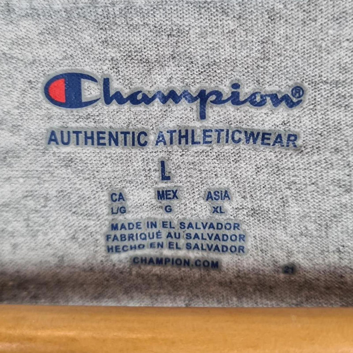 Champion 2021 Big Ten Football Championship Game T Shirt Mens Large Grey Z873