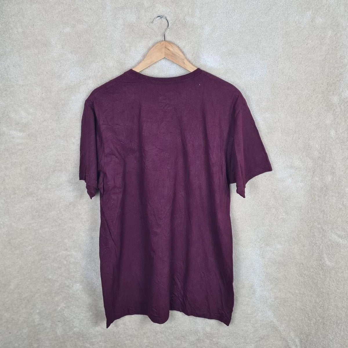 Adidas Mississippi State Bulldogs T Shirt Mens Large Burgundy Print Logo Z871