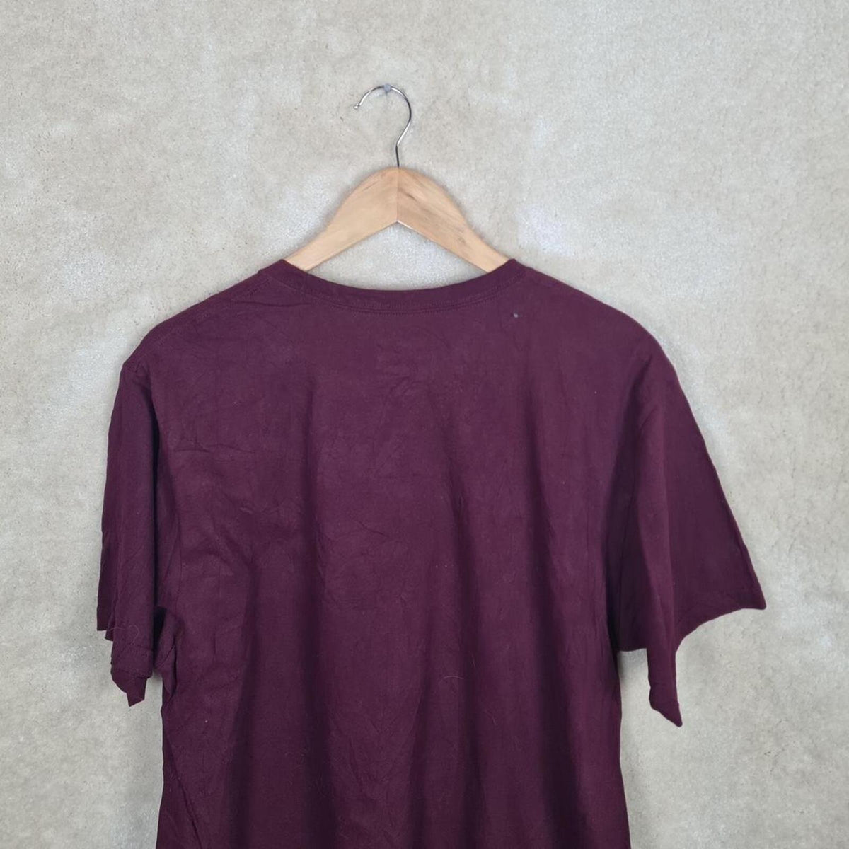 Adidas Mississippi State Bulldogs T Shirt Mens Large Burgundy Print Logo Z871