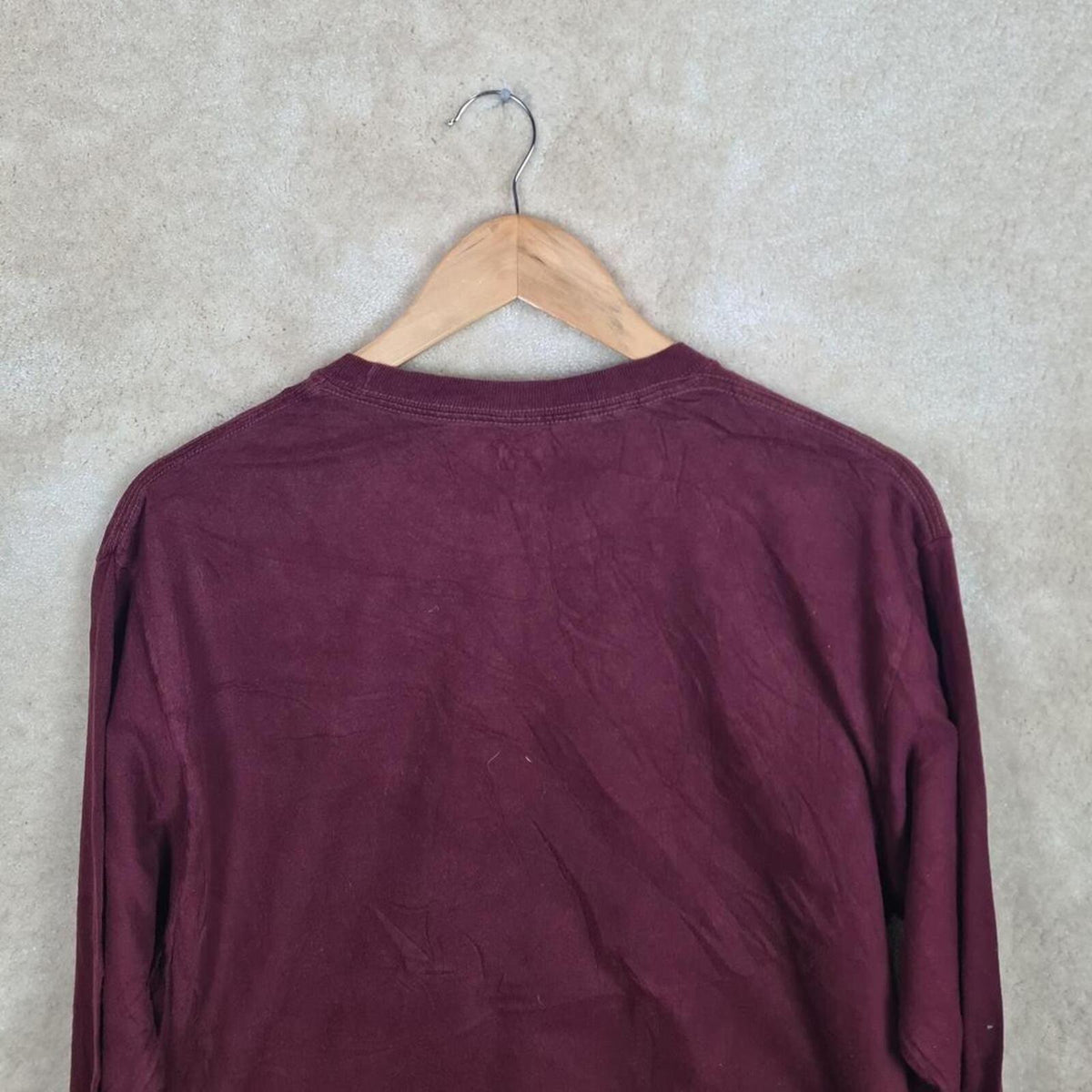 Champion Loyola University Chicago Long Sleeve T Shirt Mens Medium Logo Z872