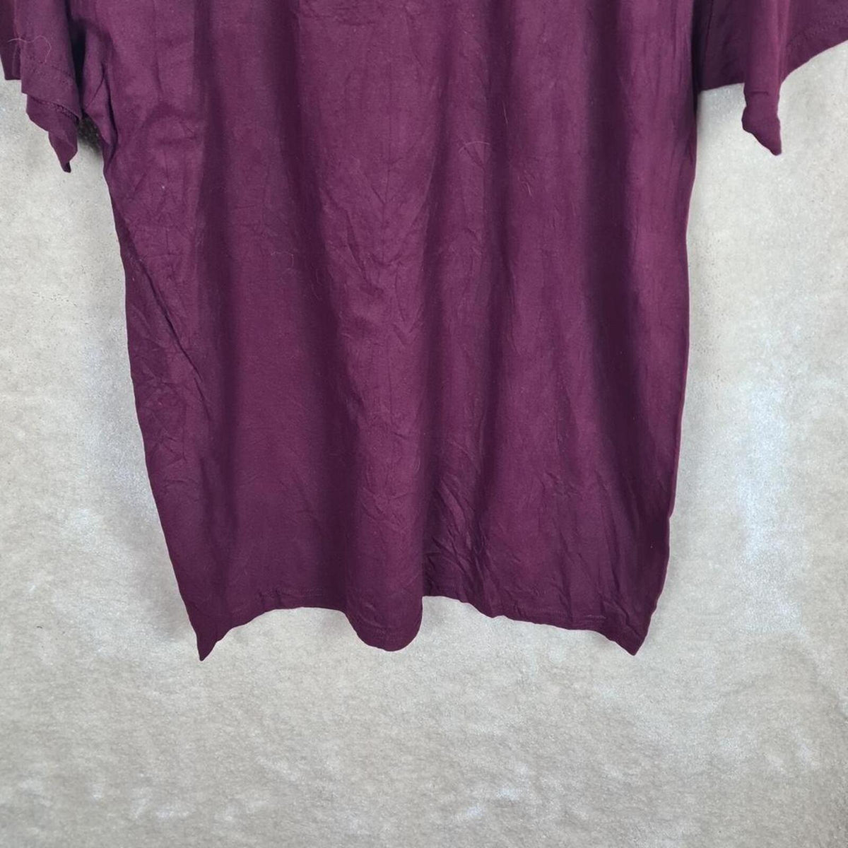 Adidas Mississippi State Bulldogs T Shirt Mens Large Burgundy Print Logo Z871