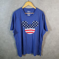 Vintage Disney Family Fun Land Mickey Mouse T Shirt Men’s 2XL Blue Graphic Cartoon