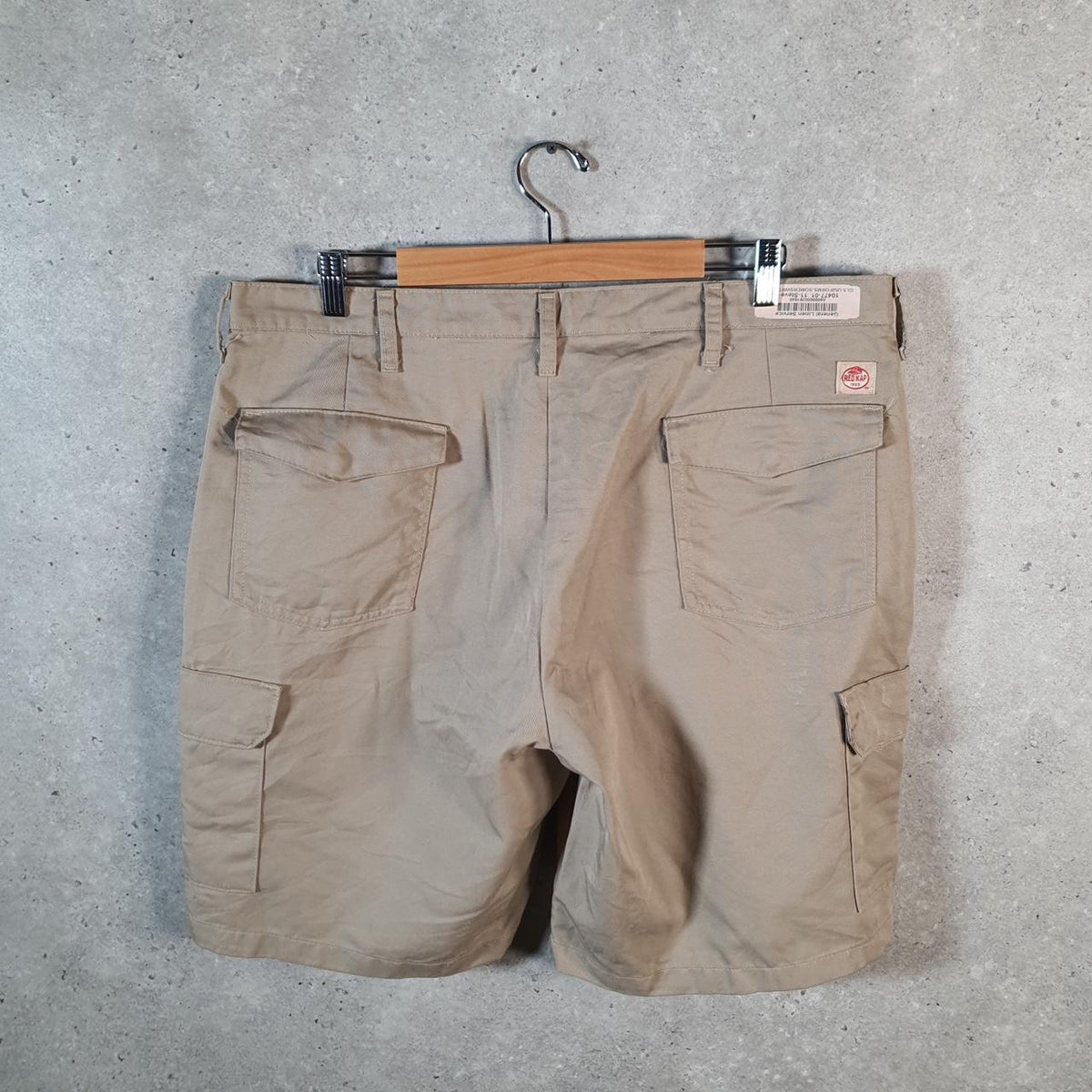 Vintage Red Kap Chino Shorts Jorts Cargo Men’s W38 Brown Baggy Cotton A4453
