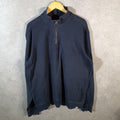Vintage Carhartt 1/4 Zip Sweatshirt Men’s XL Tall Navy Blue Pullover Blank USA Relaxed Fit