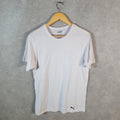 Vintage Puma Spellout T Shirt Men’s Small White sports Logo Athletic