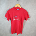 Vintage Hanes Airways Minnesota USA Single Stitch T Shirt Men’s Small Red C9400