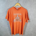 Vintage Fruit of the Loom Floridas Dawg Pound 1993 Browns USA Single Stitch T Shirt Men’s Large Orange