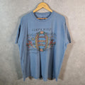 Vintage Delta Lehigh River Jim Thorpe 90s USA Single Stitch T Shirt Men’s Large Blue