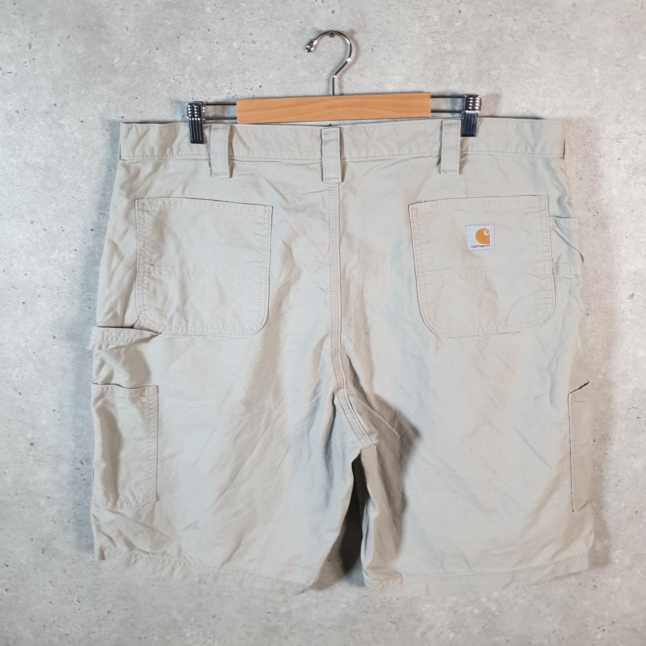 Vintage Carhartt Baggy Carpenter Shorts Jorts Cargo Men’s W42 Brown Original Fit Workwear