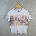 Vintage Tommy Hilfiger T Shirt Men’s Medium White Classic Fit Embroidered Logo