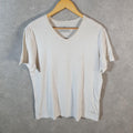 Vintage Tommy Hilfiger T Shirt Men’s Medium White Classic Fit Embroidered Logo