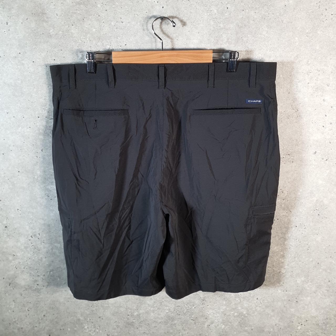 Vintage Chaps Ralph Lauren Polo Shorts Jorts Cargo Men’s W40 Black Baggy Cotton A4403