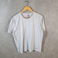 Vintage Levis Spellout T Shirt Shirt Men’s XS White Logo Athletic Casual