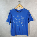 Vintage Denver Jacki Sorensens Aerobics 90s USA Single Stitch T Shirt Men’s Large Blue