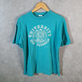 Vintage Lace Boutique Brussels Science 90s USA Single Stitch T Shirt Men’s Small Blue