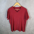Vintage Gap T Shirt Men’s Large Burgundy Red Regular Fit Casual Blank