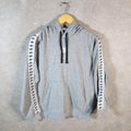 Vintage Nike Club Hoodie Men’s Small Grey Centre Swoosh Y2K Pullover Sweatshirt Logo