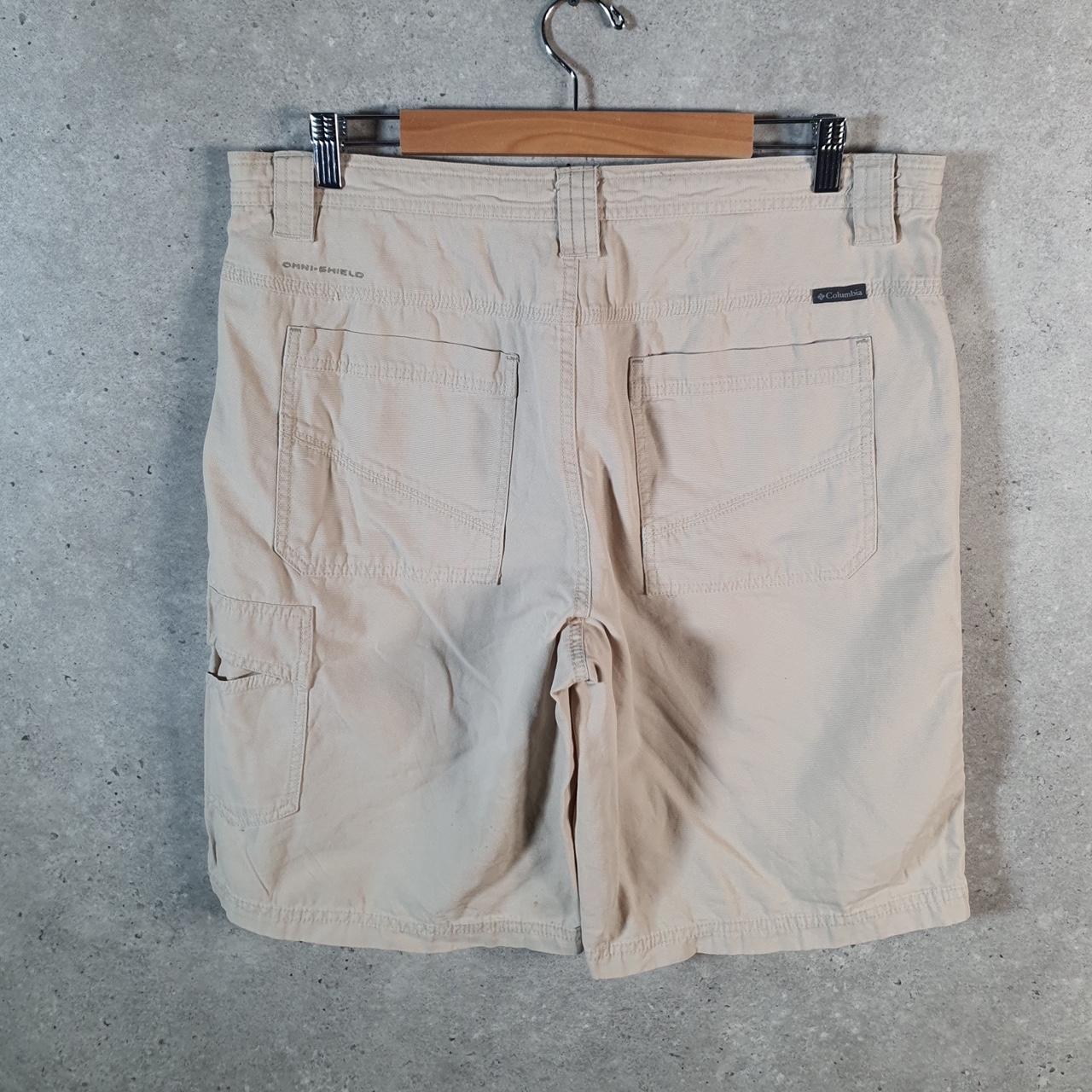 Vintage Columbia Carpenter Shorts Jorts Cargo Men’s W36 Brown Athletic Hiking Baggy A4244