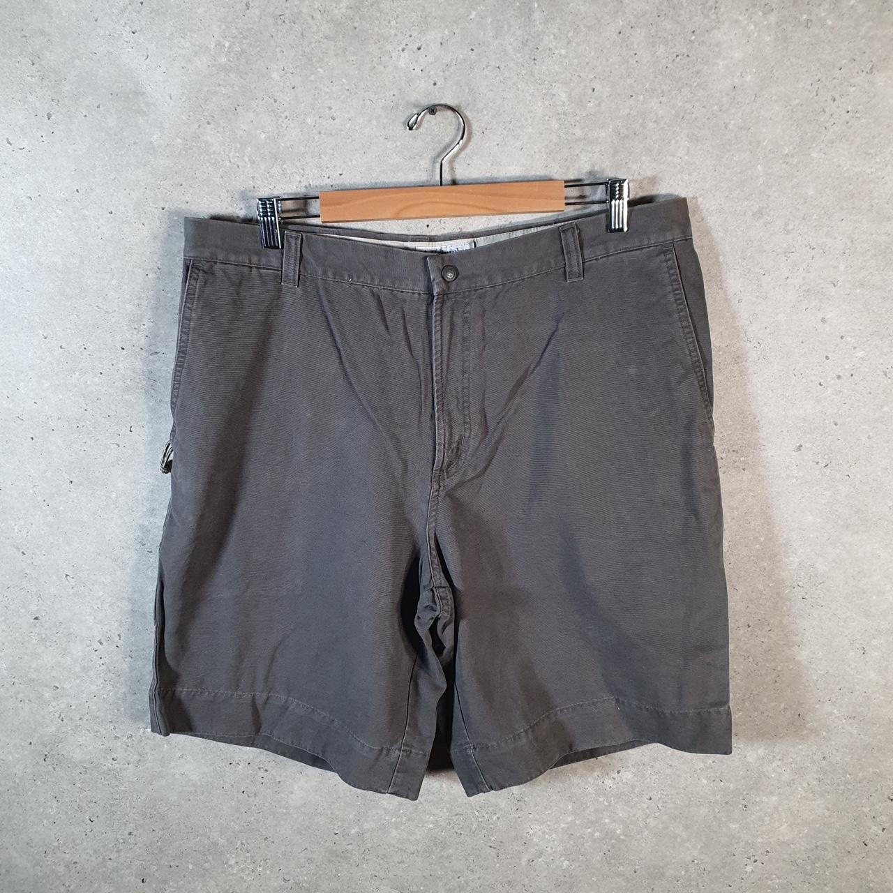 Vintage Columbia Carpenter Shorts Jorts Cargo Men’s W38 Grey Athletic Hiking Baggy