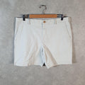 Vintage Izod Golf Chino Shorts Jorts Cargo Men’s W34 White Baggy Cotton