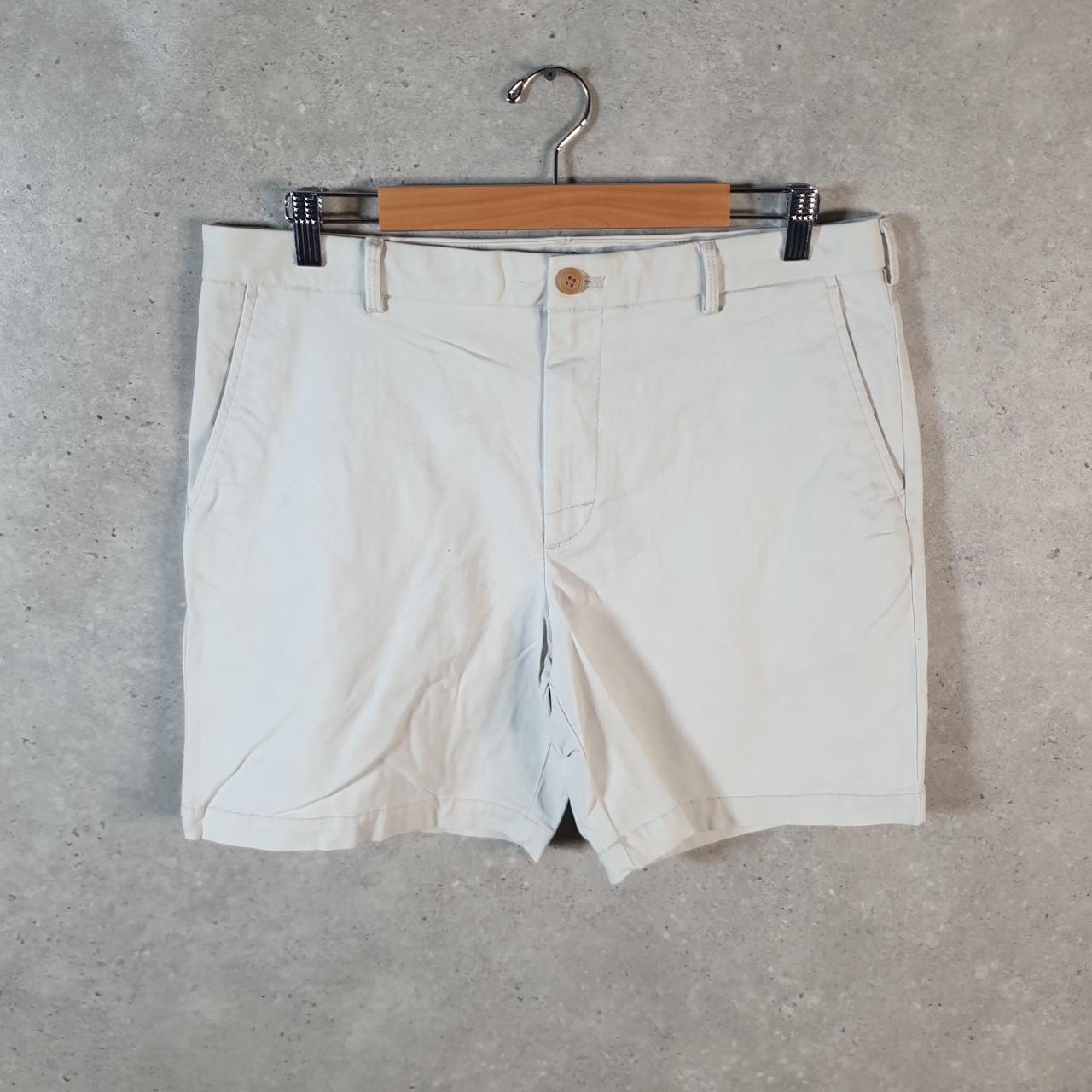 Vintage Izod Golf Chino Shorts Jorts Cargo Men’s W34 White Baggy Cotton