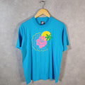 Vintage Screen Stars Rosemont Aloha Surgeons 90s USA Single Stitch T Shirt Men’s Large Blue
