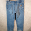 Vintage Carhartt Workwear Carpenter Jeans Mens W38 L32 Blue Denim Relaxed Fit USA