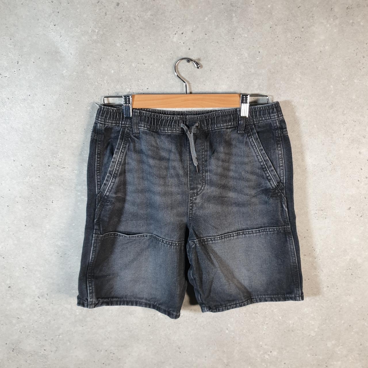 Vintage Wrangler Shorts Jorts Cargo Womens 2XL Grey Relaxed Denim