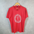 Vintage Screen Stars Aldine Sings 90s USA Single Stitch T Shirt Men’s XL Red C8152