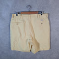Vintage Ralph Lauren Polo Shorts Jorts Chino Cargo Men’s W36 Yellow Baggy Cotton