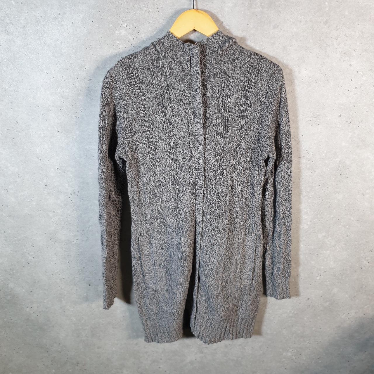 Vintage Patagonia Merino Cable Knit Cardigan Womens Small Grey Winter