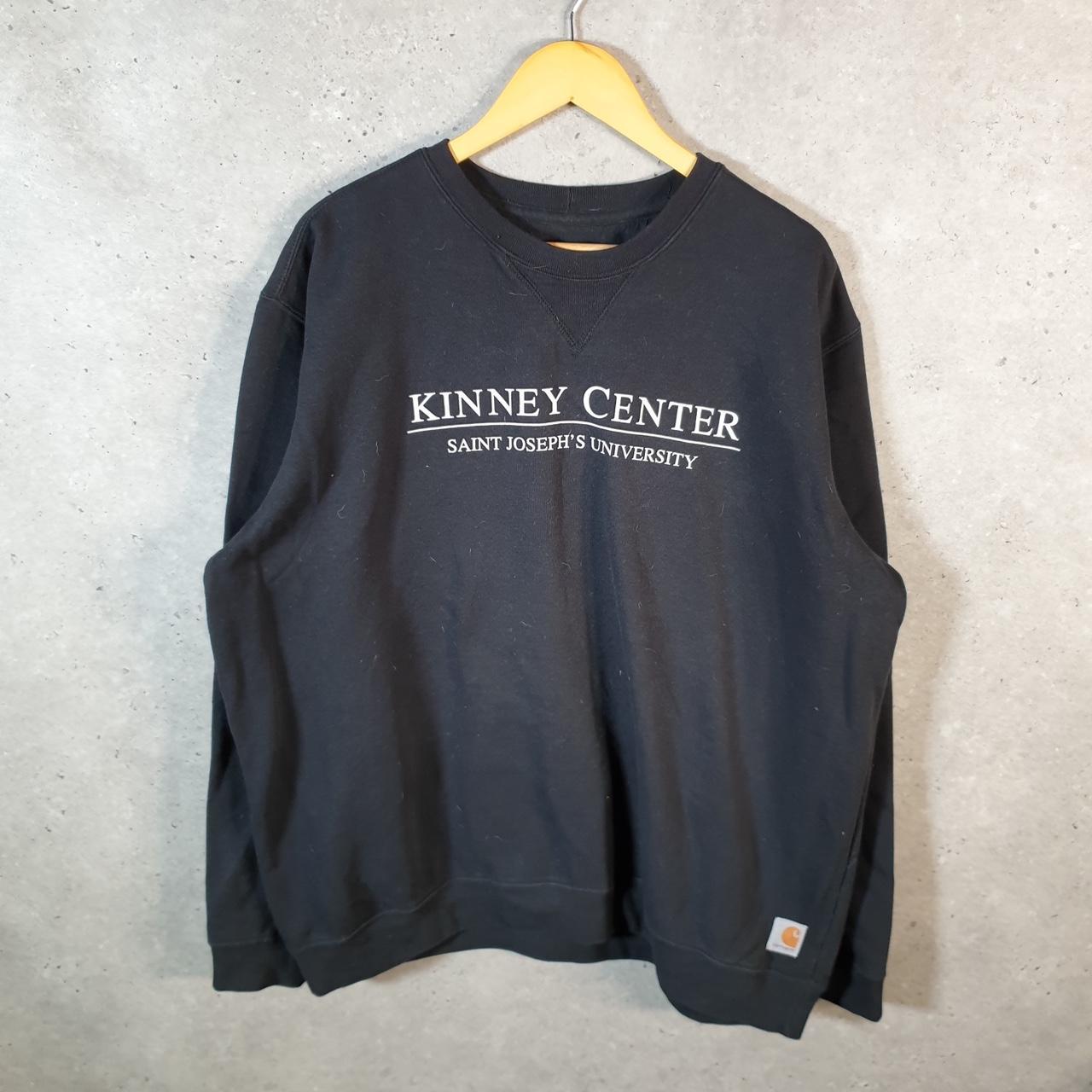 Vintage Carhartt Sweatshirt Mens XL Black Pullover Blank USA Original Fit