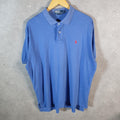Vintage Ralph Lauren Polo Shirt Men’s Large Blue Custom Fit Embroidered Pony