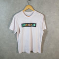 Vintage Nike Just Do It T Shirt Men’s Medium White Logo Printed Swoosh Athletic