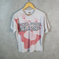 Vintage Spencer’s Beer Pong Champions T Shirt Men’s Medium Cream Casual Sports Logo