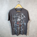 Vintage Disney Land Mickey Mouse T Shirt Men’s Large Grey Graphic Cartoon C9693