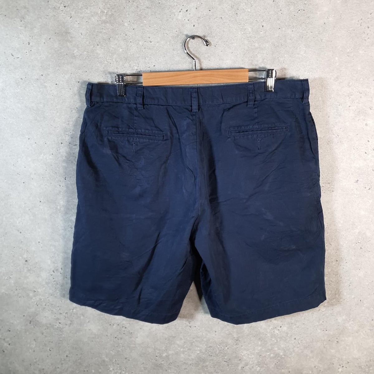 Vintage Ralph Lauren Polo Shorts Jorts Cargo Men’s W38 Blue Baggy Cotton A4658