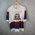 Vintage Lightning Bolt Florida 1993 Sunshine State Single Stitch T Shirt Men’s Large White
