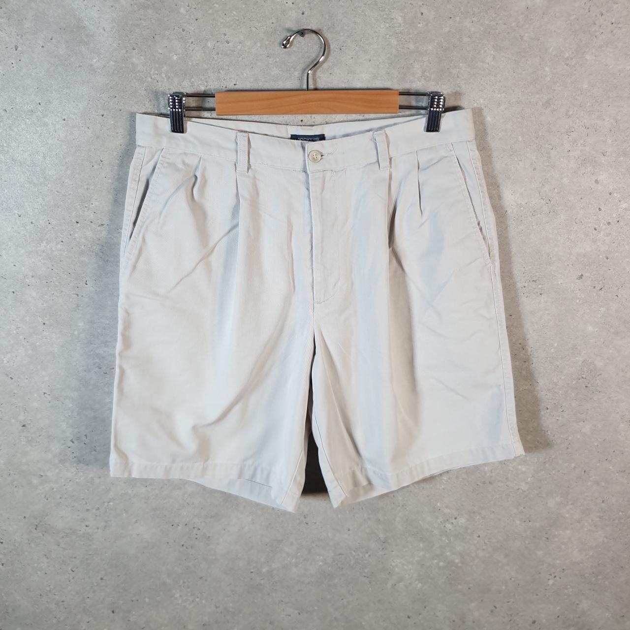 Vintage Dockers Shorts Jorts Cargo Men’s W34 White Baggy Cotton
