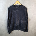 Vintage Nike Club Sweatshirt Mens Medium Tie Dye Grey Swoosh Y2K Pullover Logo