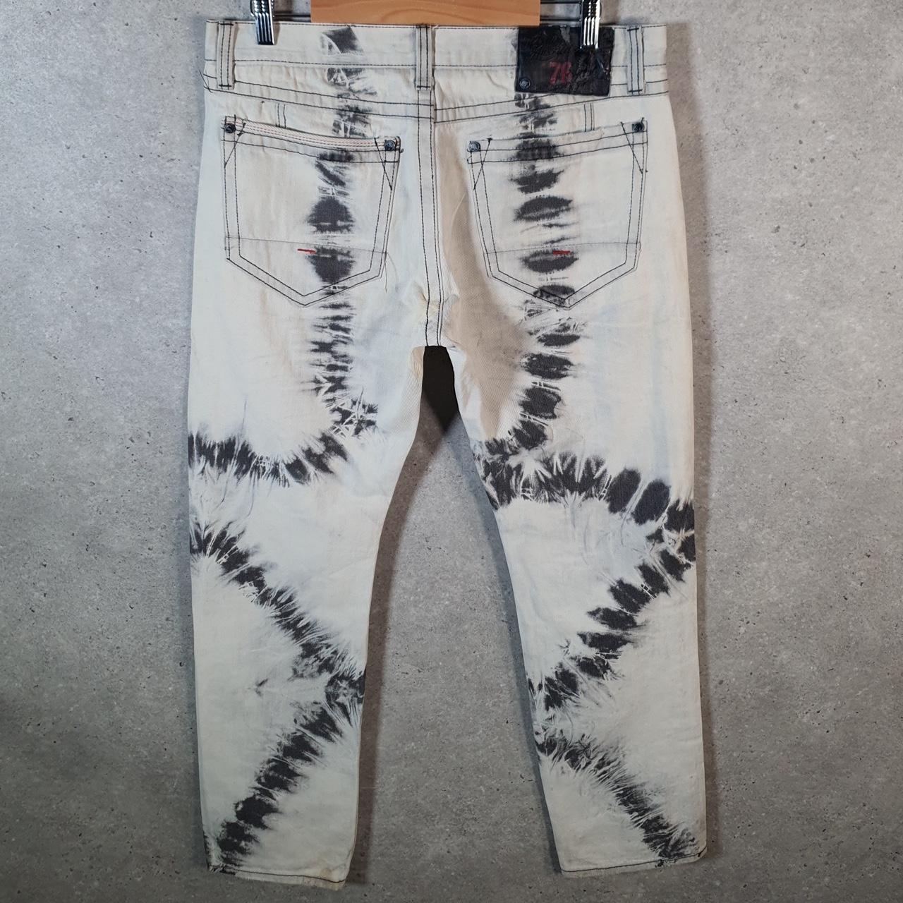 Vintage Heritage America Baggy Y2K Hip Hop Jeans Mens W36 Grey Embroidered Denim Big Fish Vintage